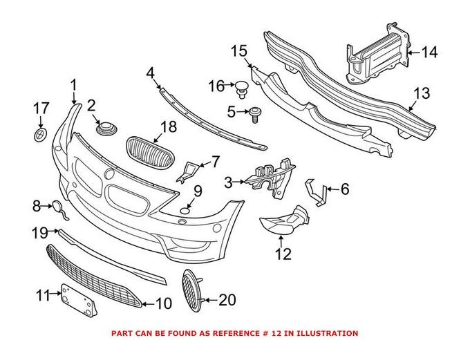 Brake Air Duct - Front Passenger Right